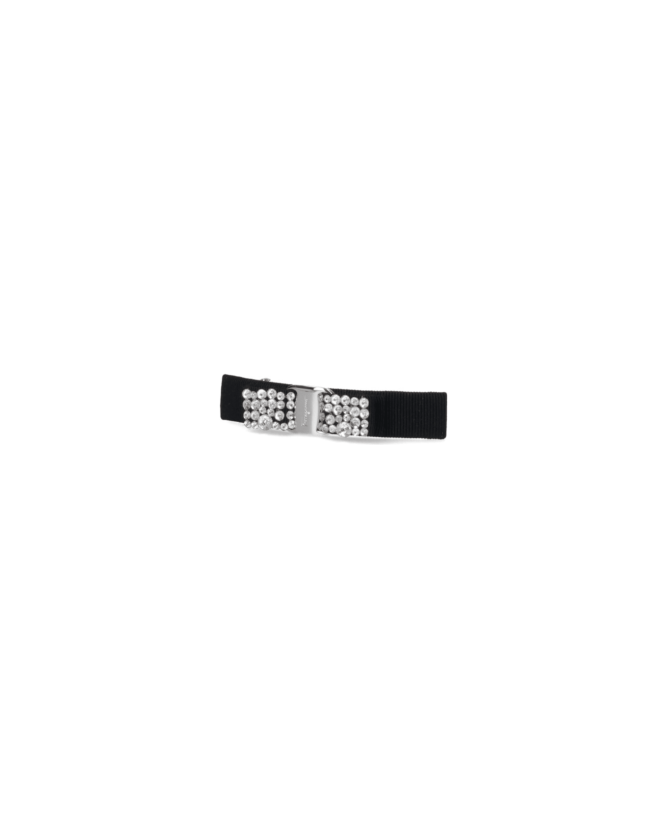 Ferragamo "vara" Hair Clip - Black  