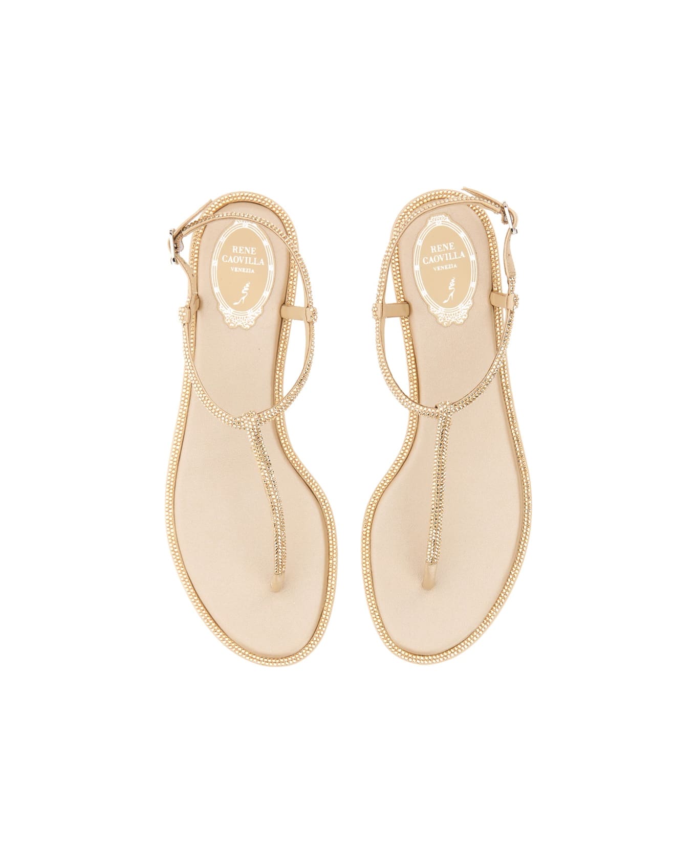 René Caovilla Sandal "diana" - GOLD