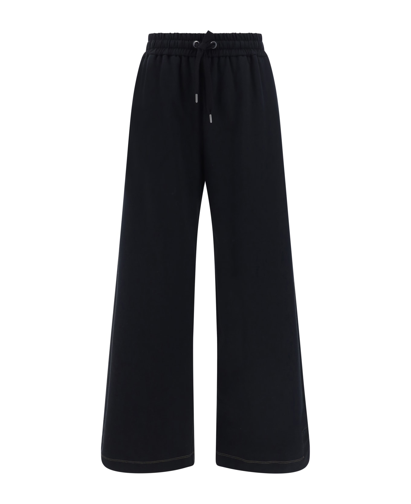 Brunello Cucinelli Cotton Fleece Trousers - Black ボトムス