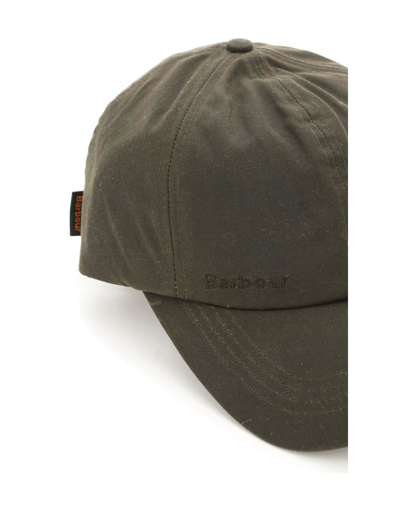 Barbour Curved Peak Baseball Cap - GREEN