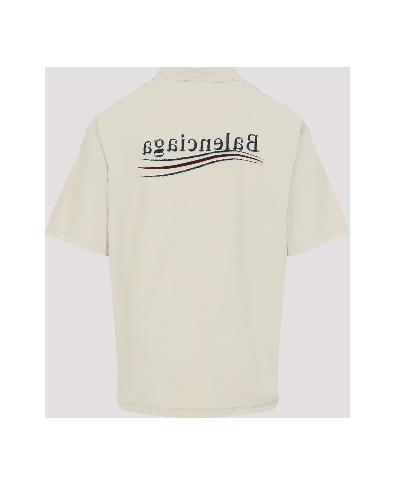 Balenciaga Inside Out Large Fit T-shirt - Beige White Red