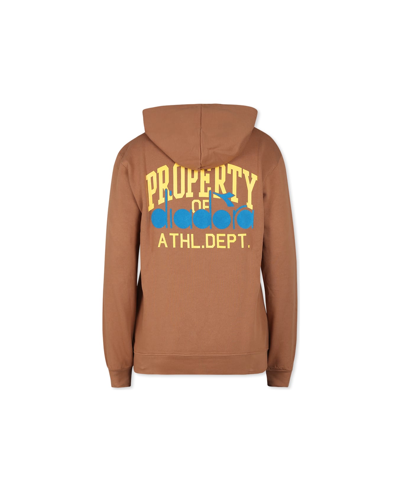 Diadora Brown Sweatshirt For Boy With Logo - Brown