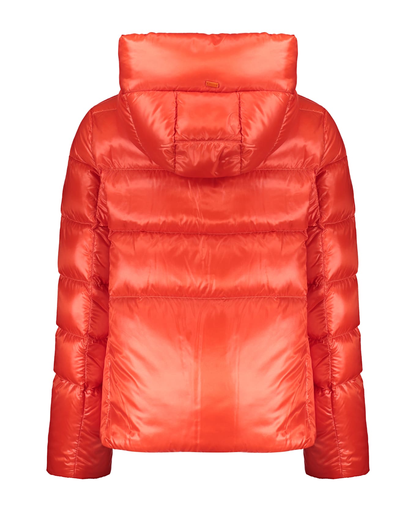 Herno Hooded Short Down Jacket - Coral