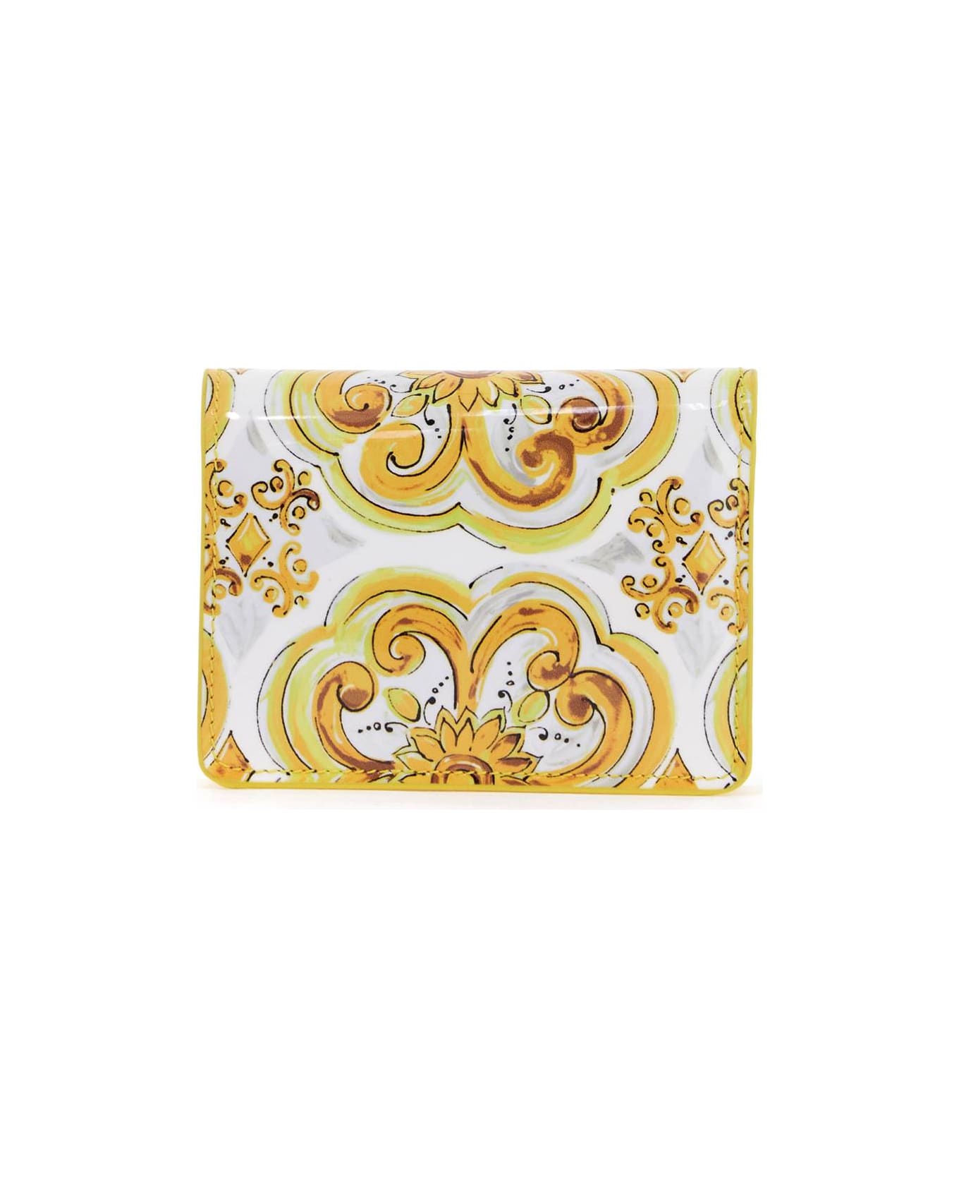 Dolce & Gabbana Continental 3.5 Wallet With - Yellow