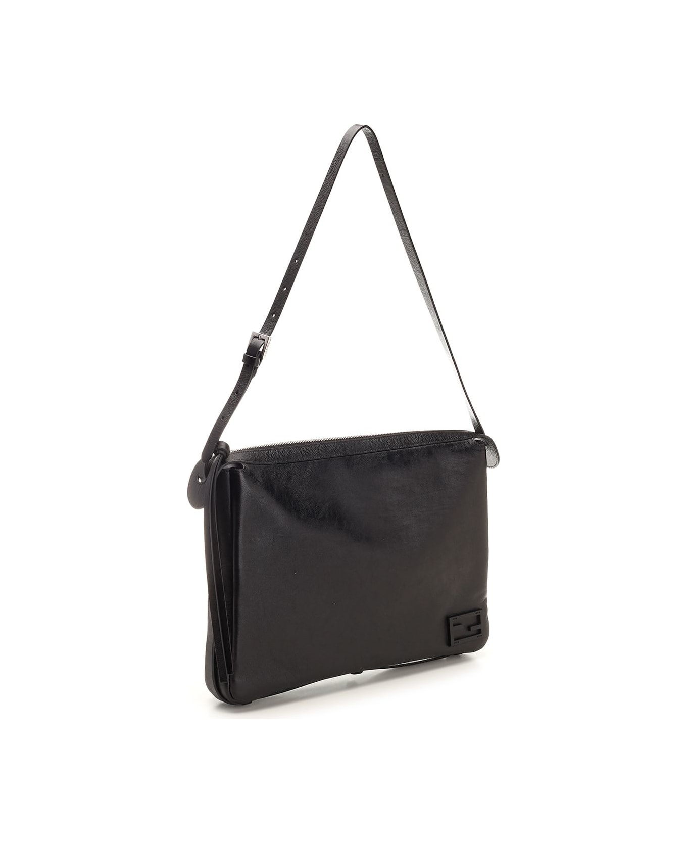 Fendi "simply Fendi" Large Shoulder Bag - Black