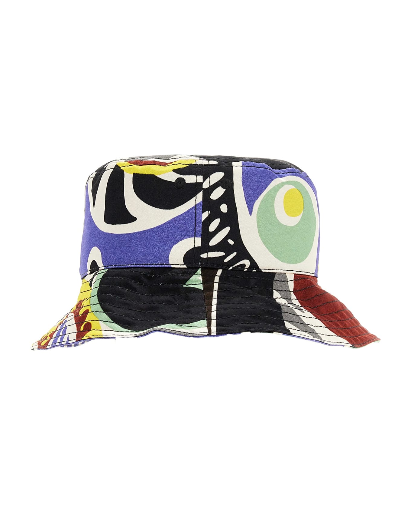 Moschino Psychedelic Print Hat - MULTICOLOR