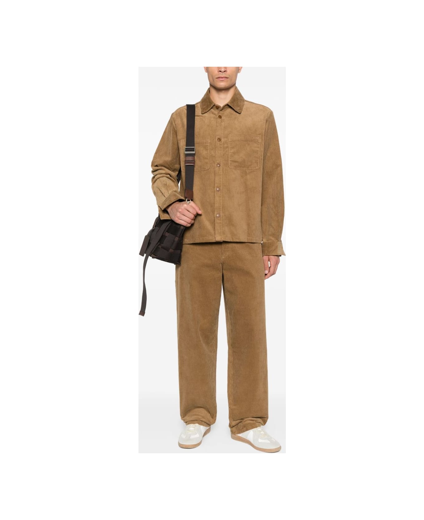 A.P.C. Brown Corduroy Trousers - Brown