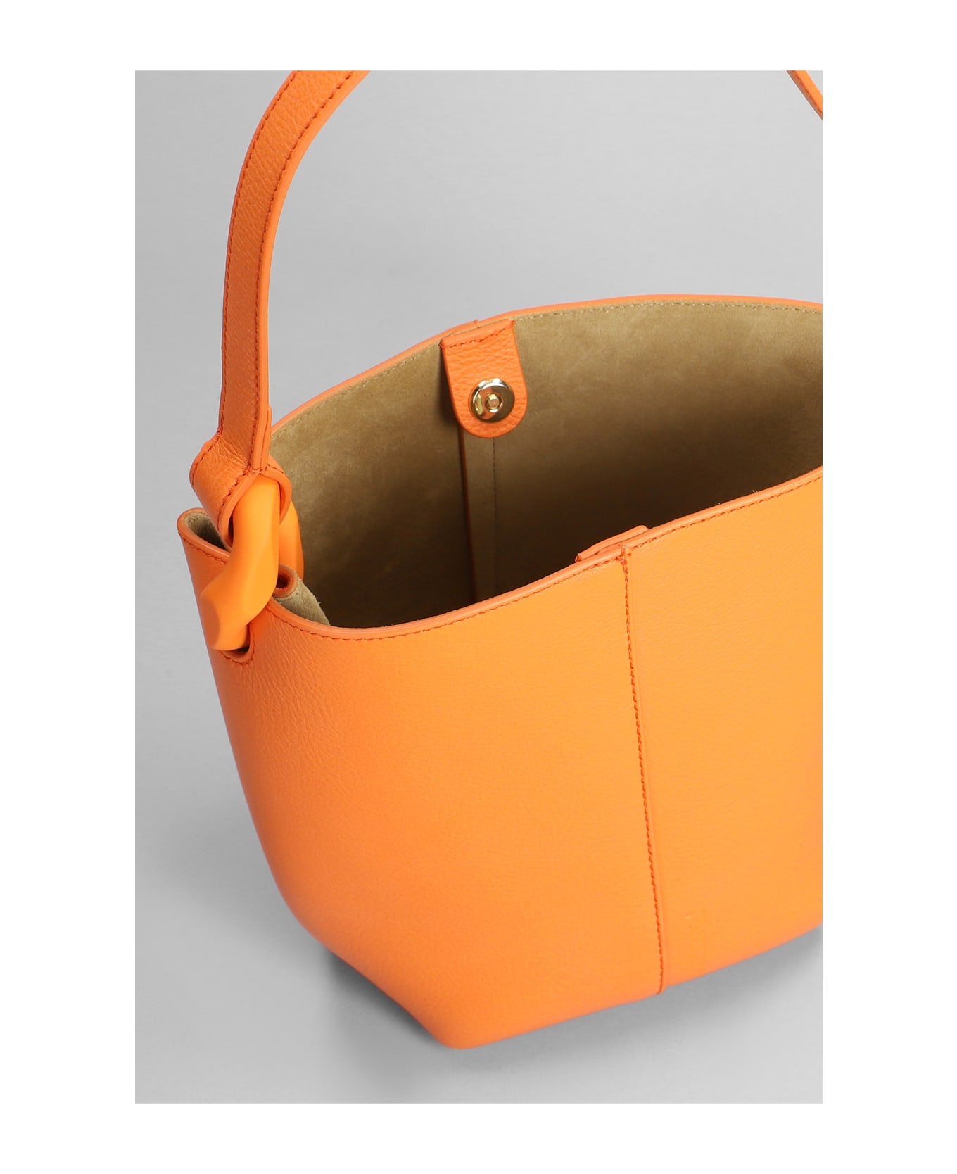 J.W. Anderson Corner Shoulder Bag In Orange Leather - ORANGE ショルダーバッグ