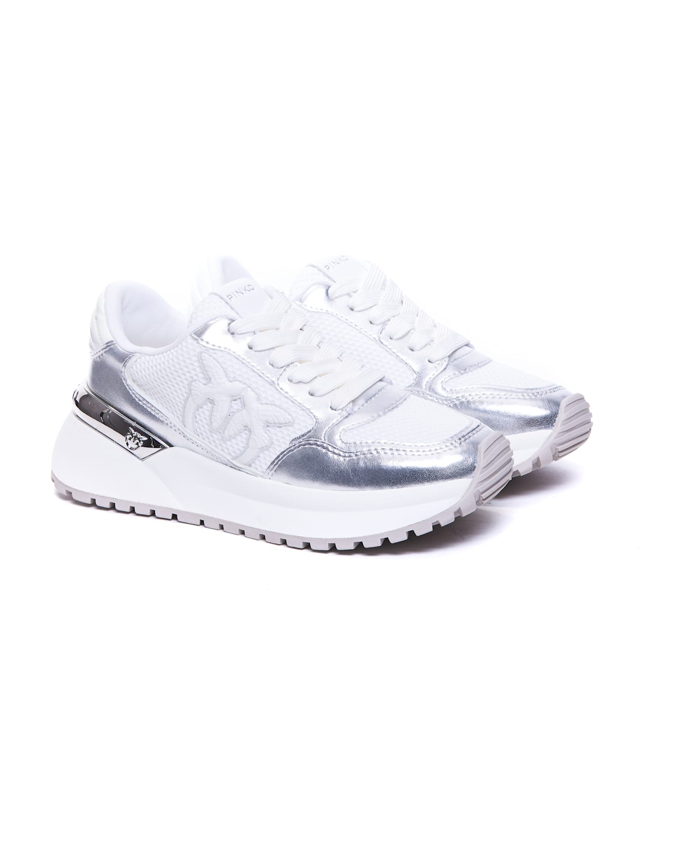 Pinko Gem Sneakers - White