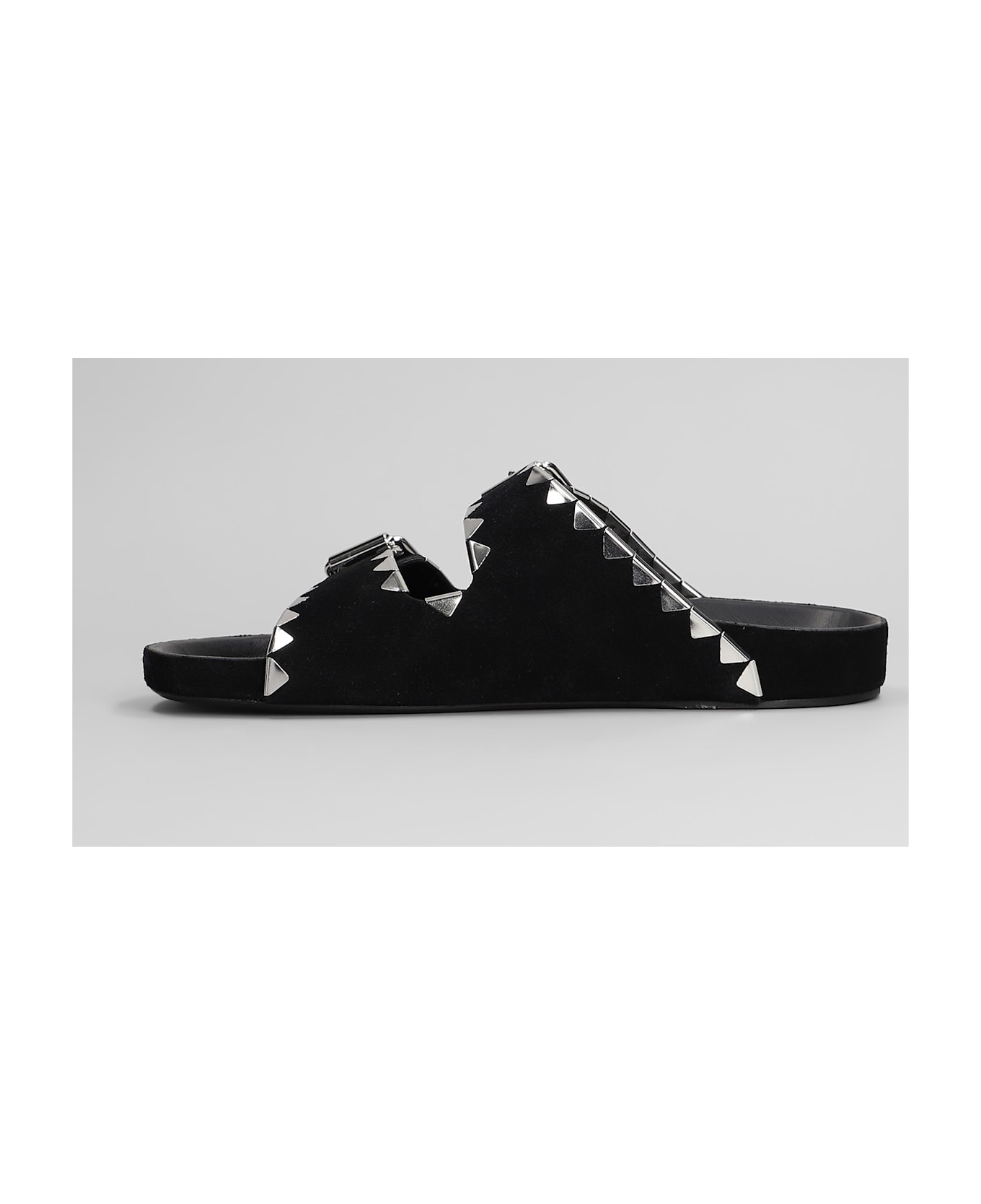 Lennyo Flats In Black Suede - Thumbnail 4