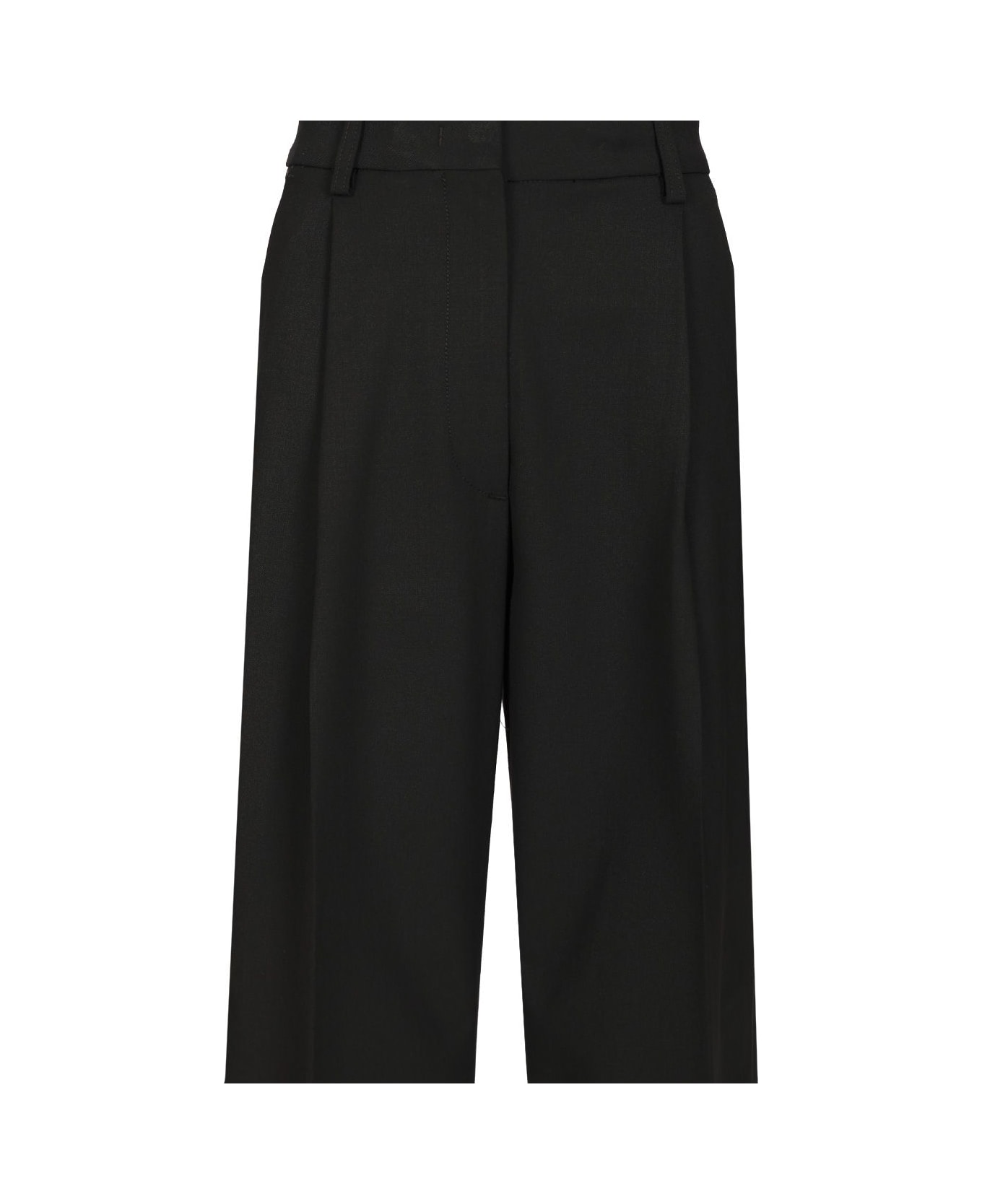TheLatest Wide Trousers - BLACK