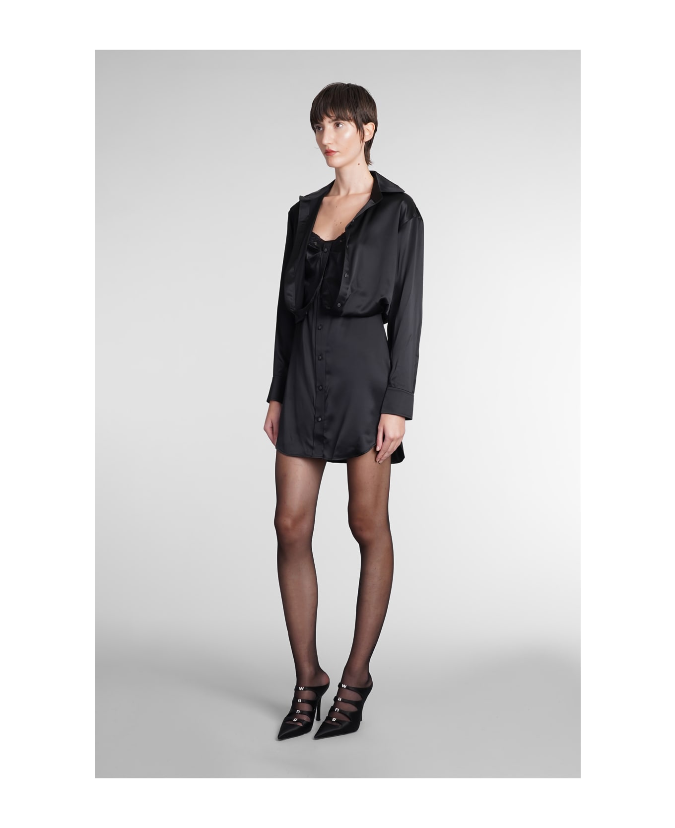 【送料&関税込】T by Alexander Wang Lace Trim Layered Dress 2ceae901002df473c22a441b5e6ab4