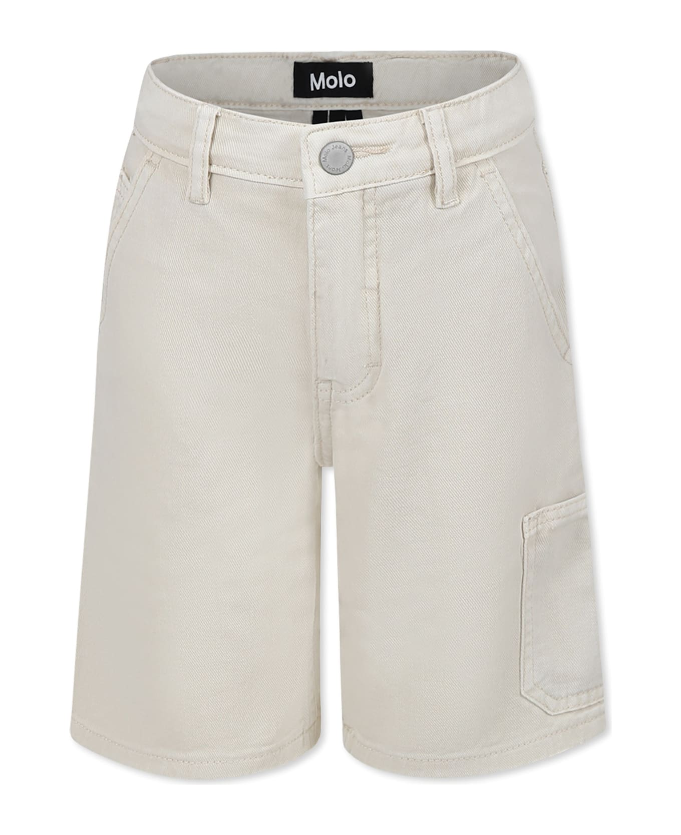 Molo Ivory Shorts For Boy - Ivory