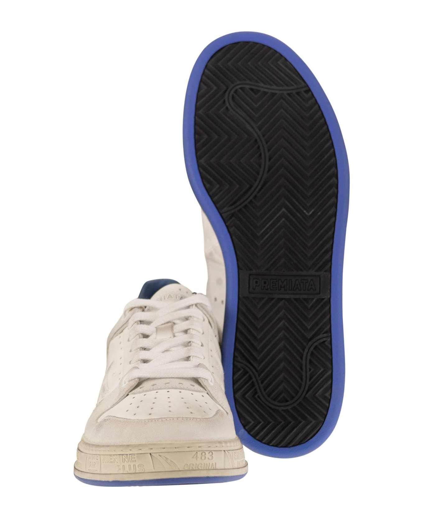 Premiata Quinn - Sneakers - Bianco azzurro