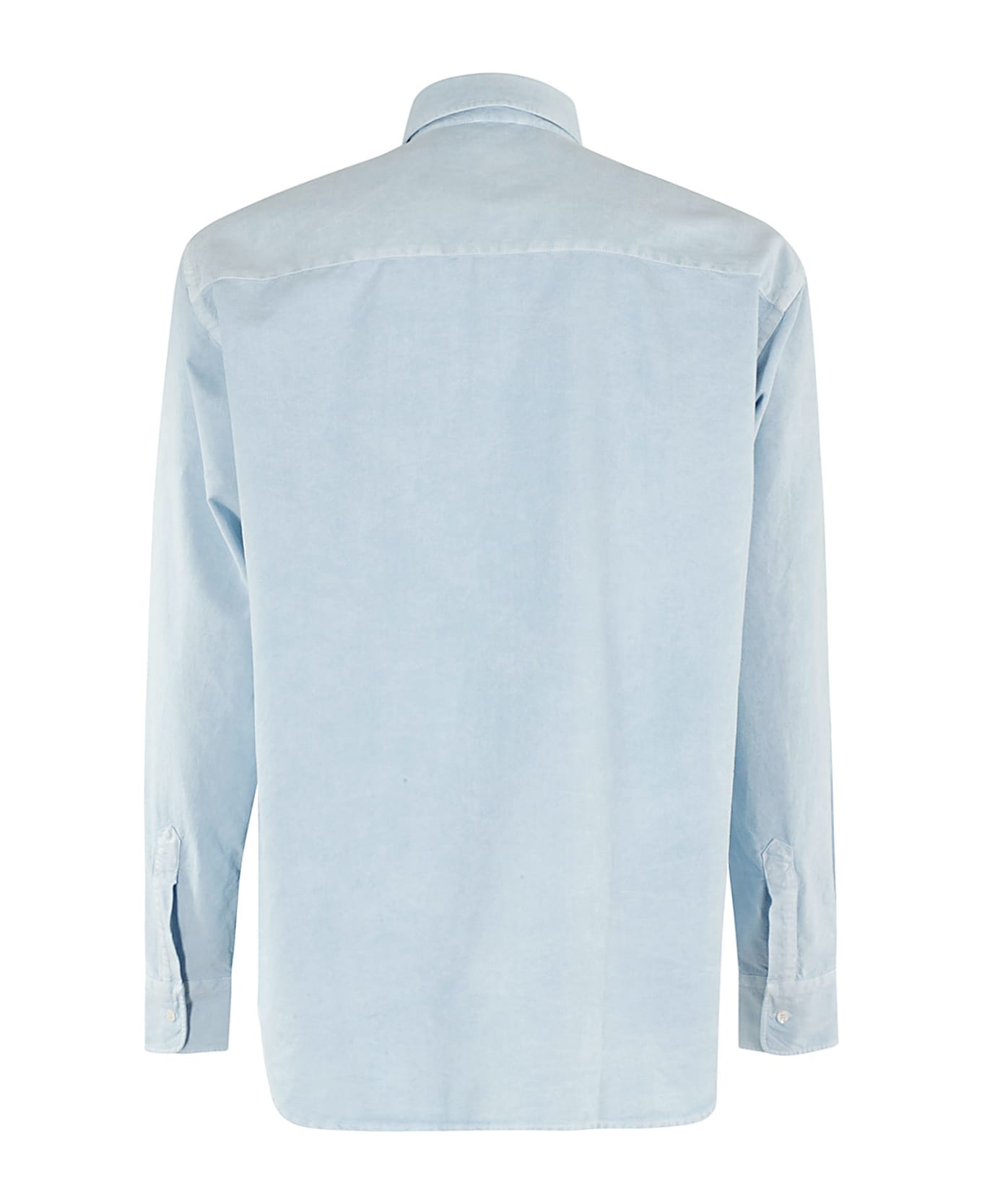 Aspesi Cotton Oxford Shirt - Azzurro シャツ