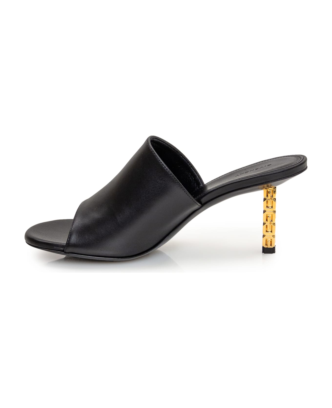 Givenchy G Cube Heel Mules - Black