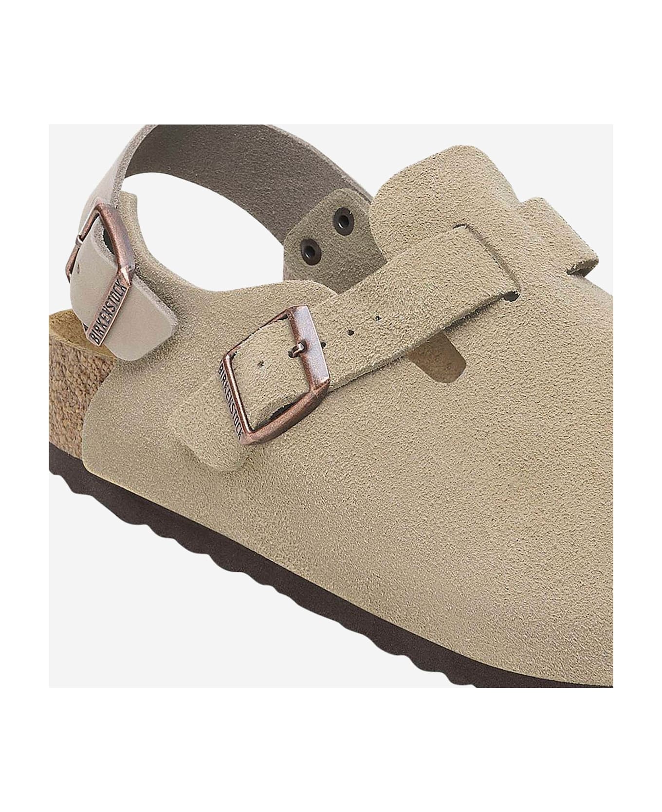 Birkenstock Tokio In Suede - Beige
