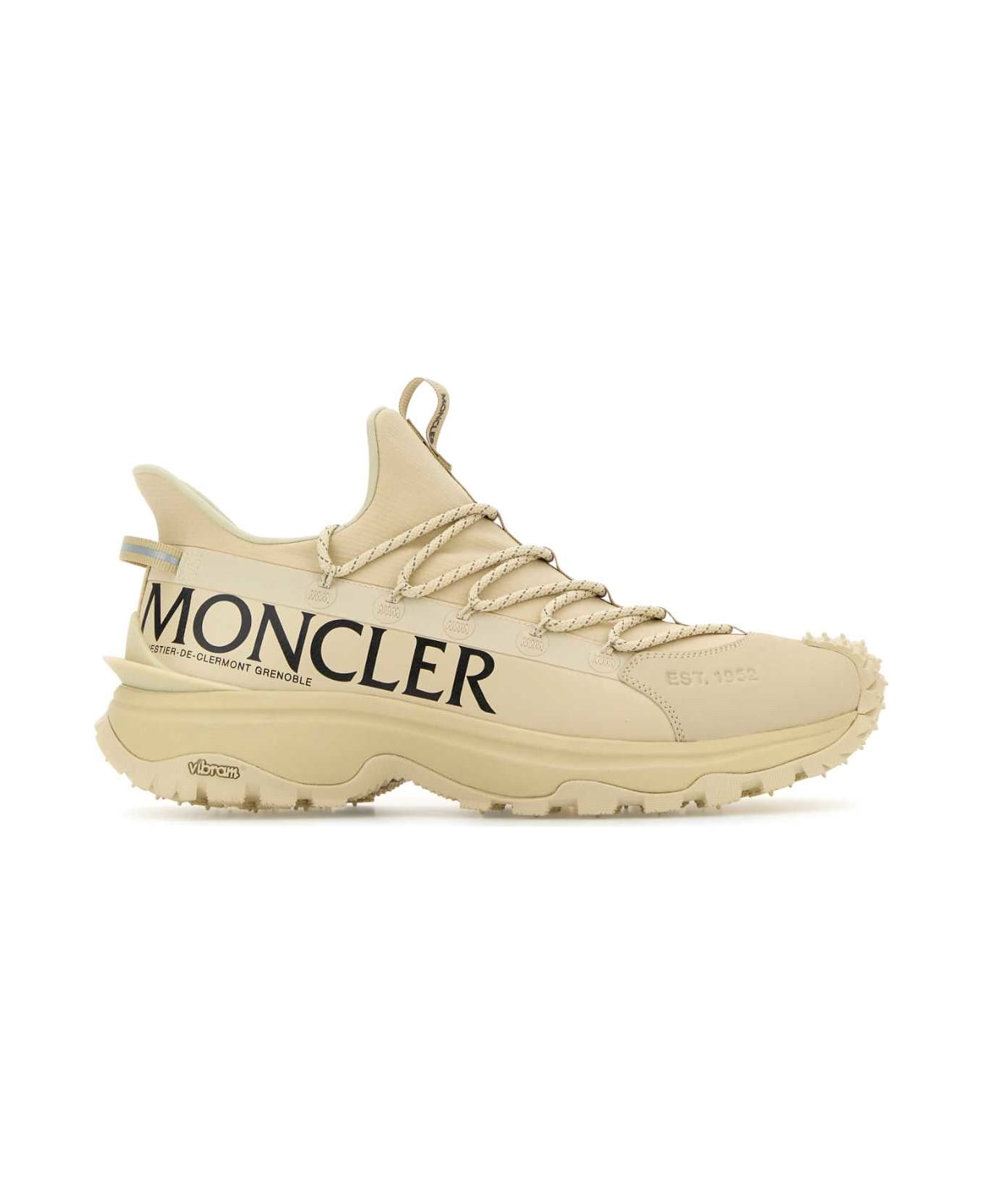 Moncler Beige Fabric And Rubber Trailgrip Lite2 Sneakers - 200