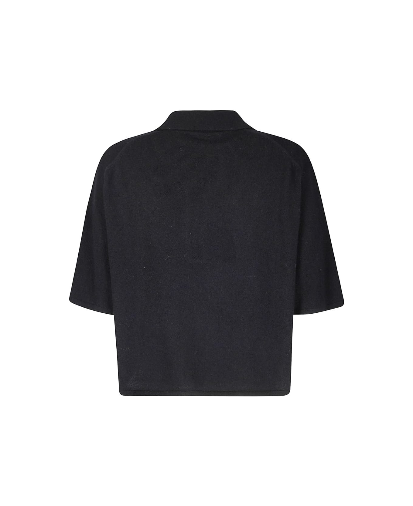 Lisa Yang Black Cashmere Knit Sweater - Black