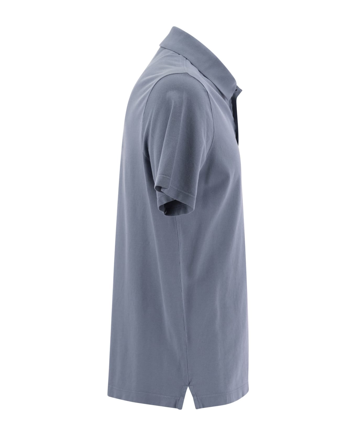 Paul&Shark Garment-dyed Pique Cotton Polo Shirt - Sugar Paper