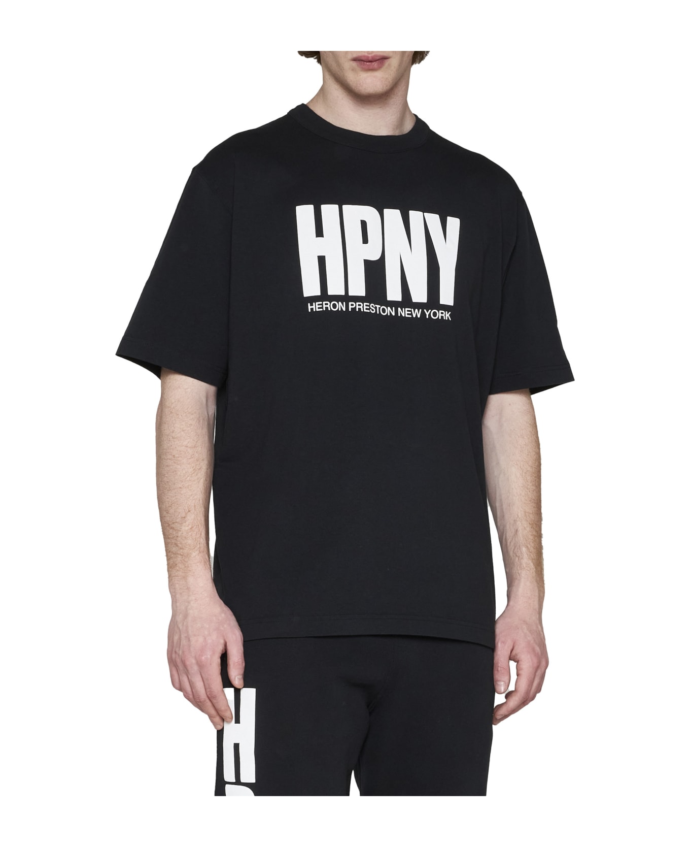 HERON PRESTON Hpny T-shirt - Black/white シャツ