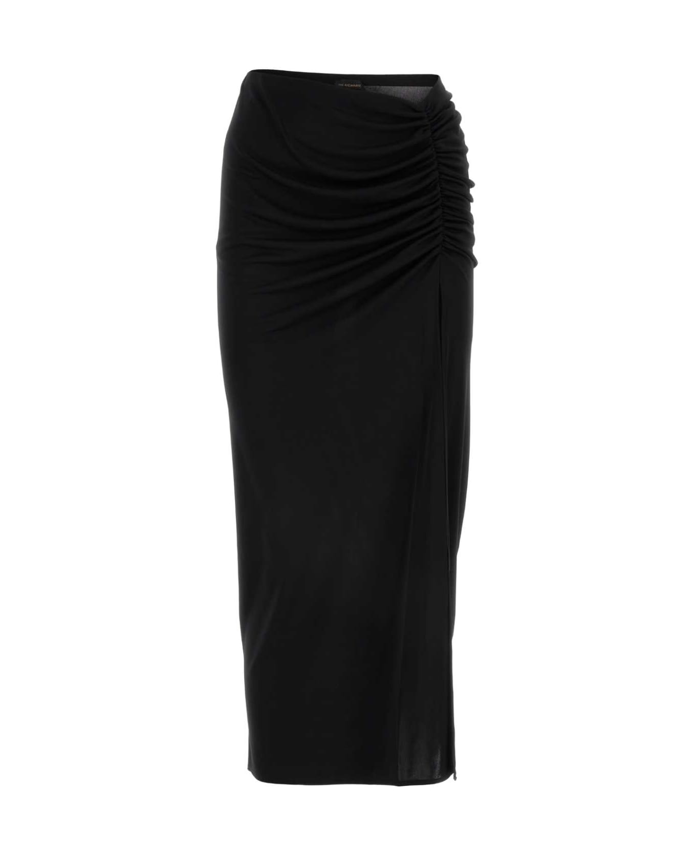 The Andamane Black Stretch Jersey Paige Skirt - BLACK スカート