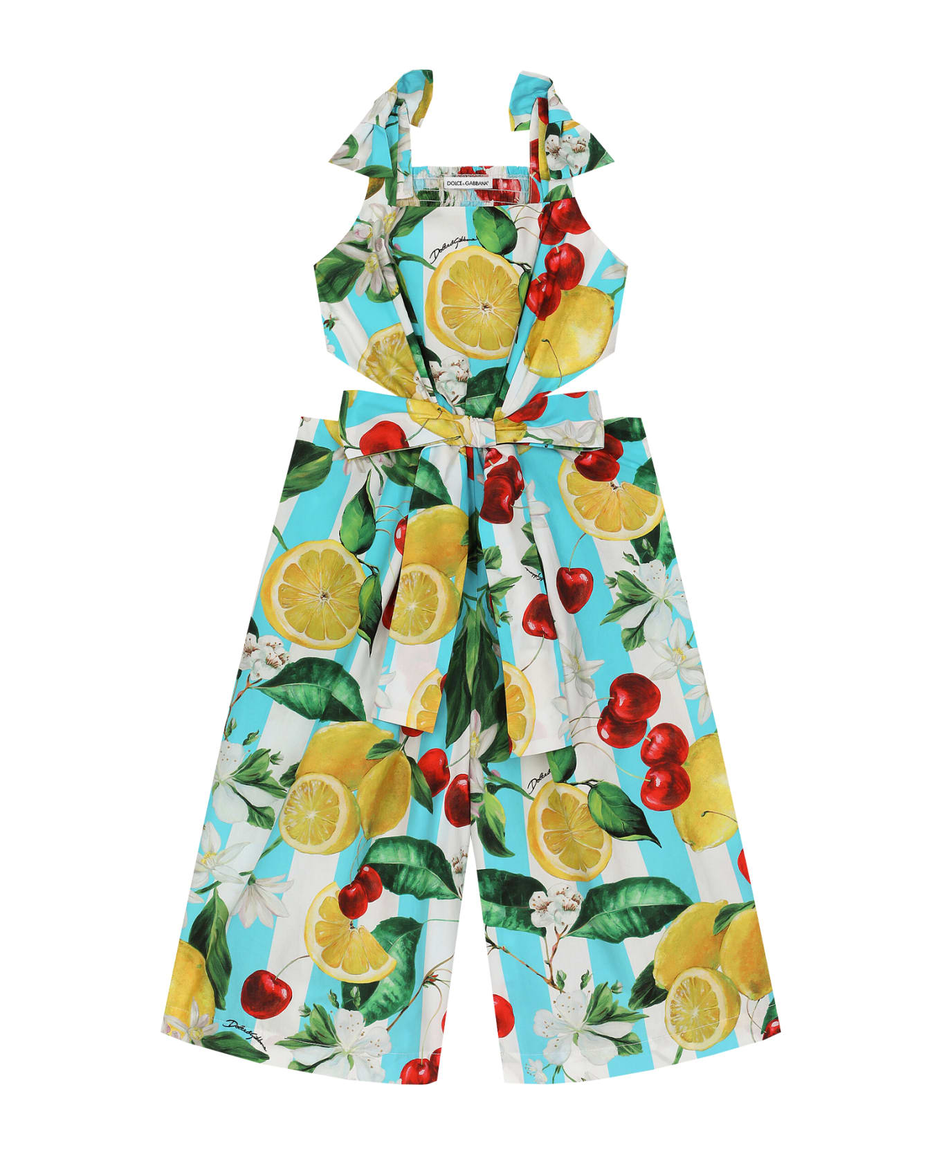 Dolce & Gabbana Lemon Print Playsuit - Multicolor