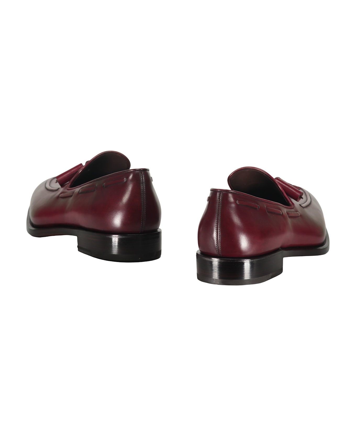 Ferragamo Leather Loafers - Burgundy