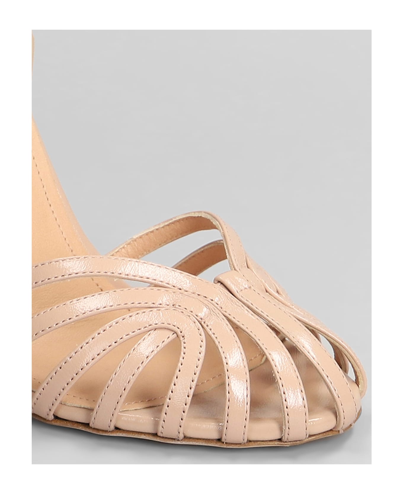 The Seller Sandals In Powder Leather - powder