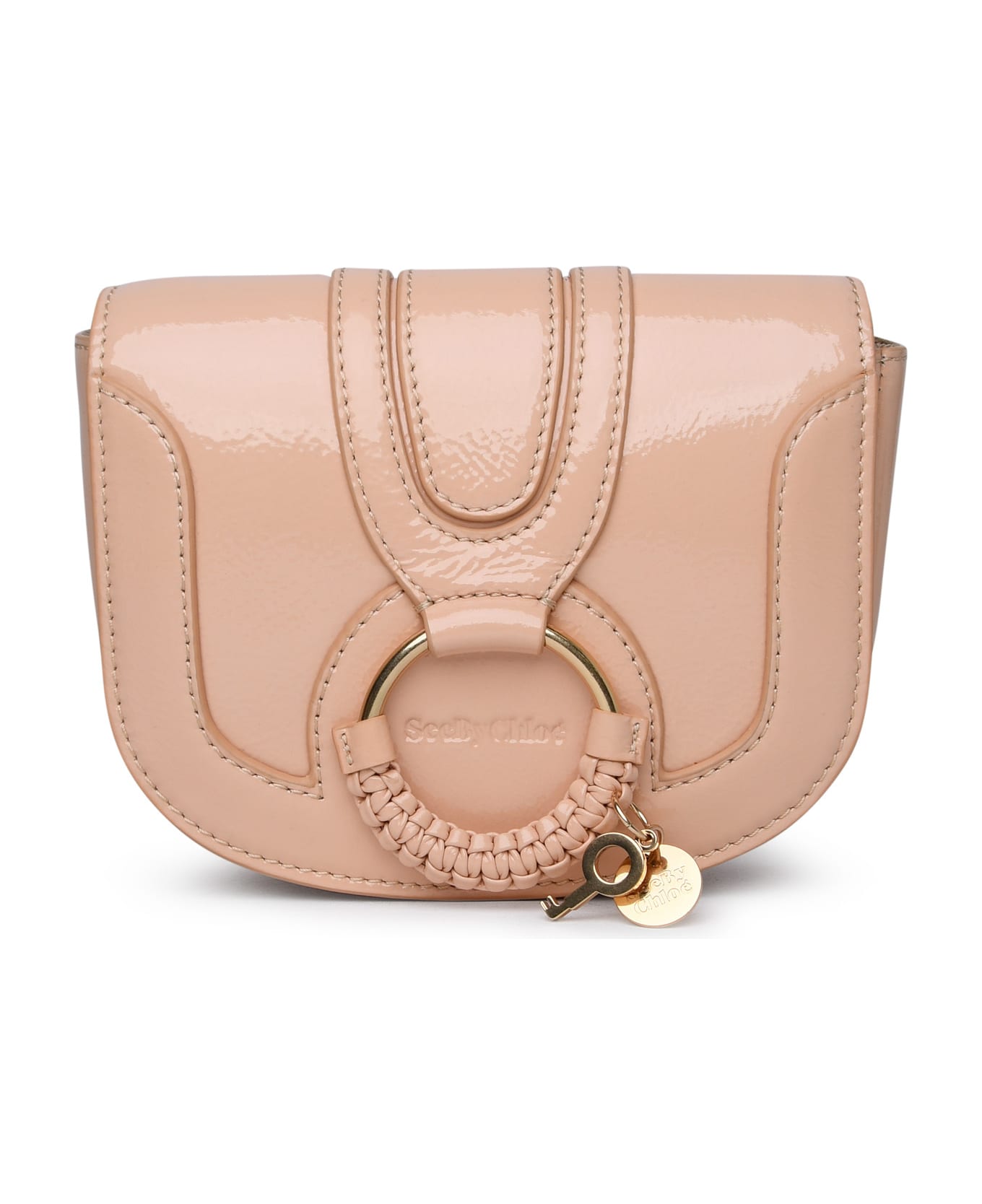 See by Chloé Pink Patent Leather Bag - Nude