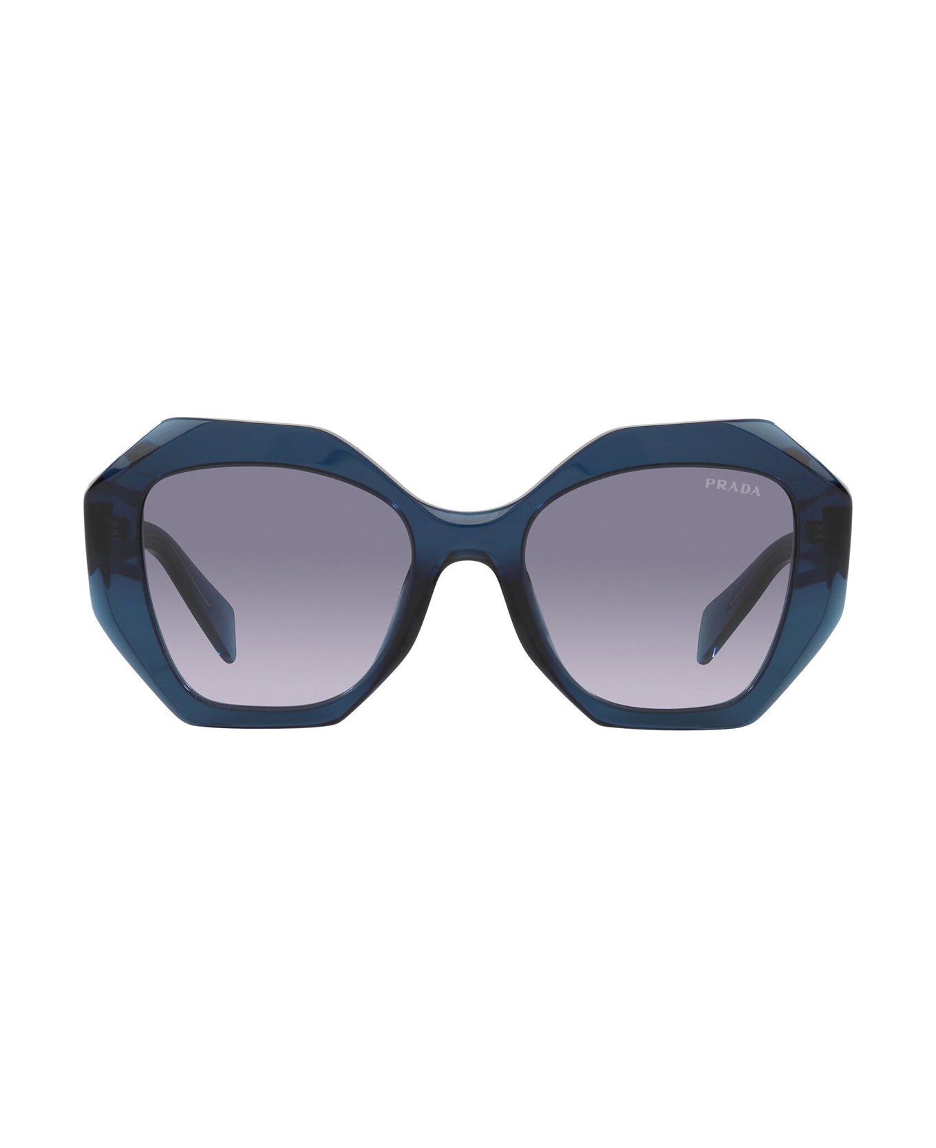 Prada Eyewear Pr 16ws Blue Transparent Sunglasses - Blue Transparent