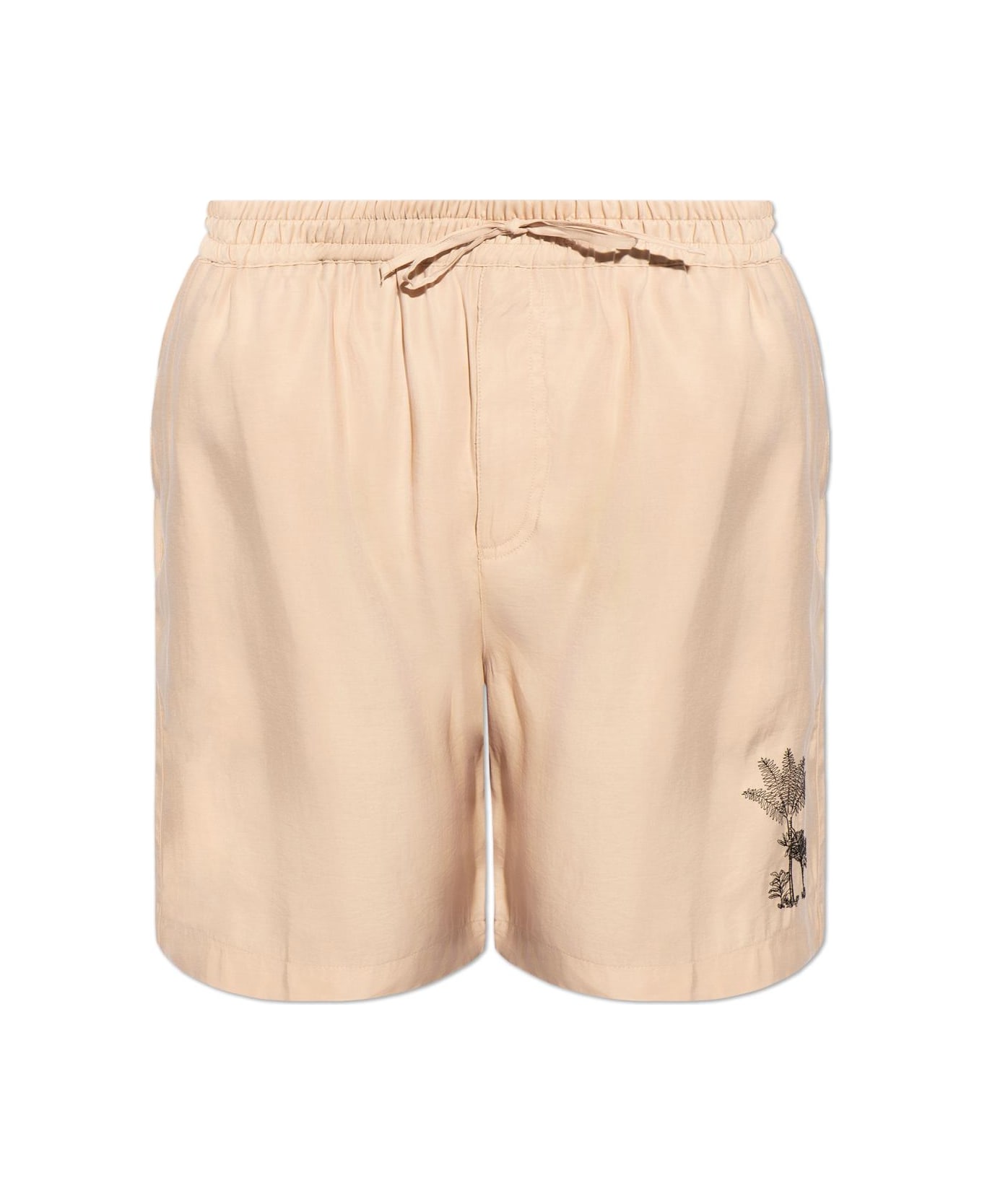 Emporio Armani Printed Shorts - Beige