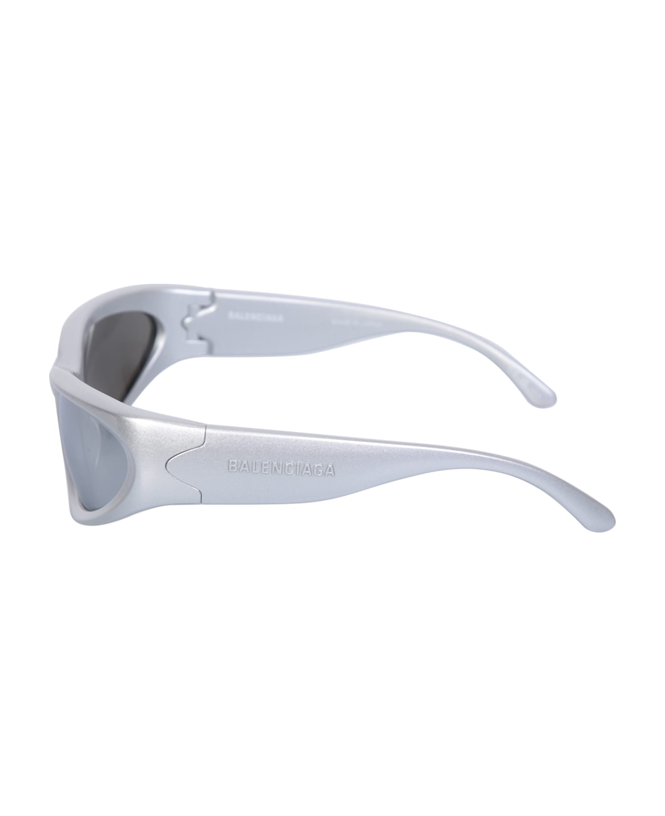 Balenciaga Eyewear Swift Oval Sunglasses - Metallic