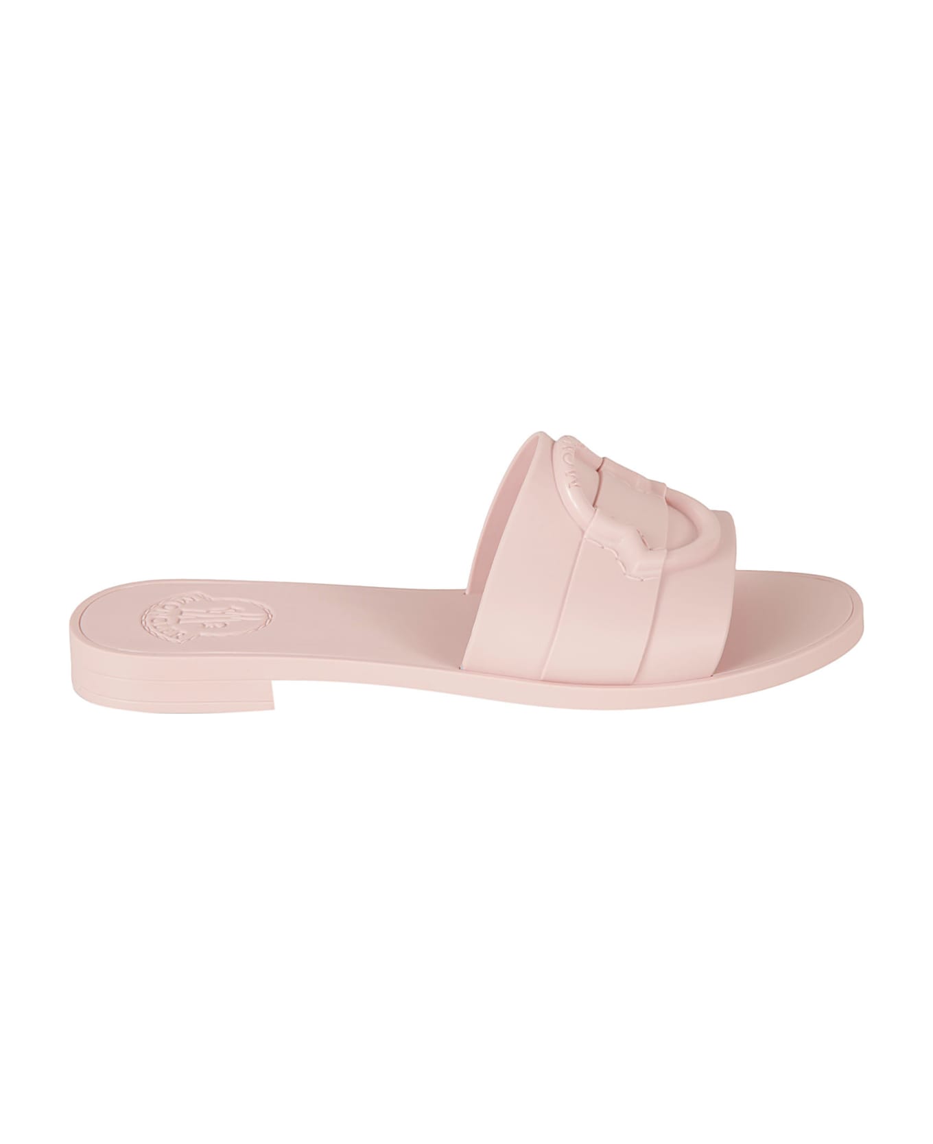 Moncler Mon Sliders - Light Pink