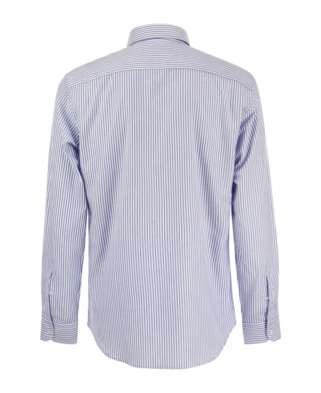 Fay Shirt With French Collar - Blue シャツ
