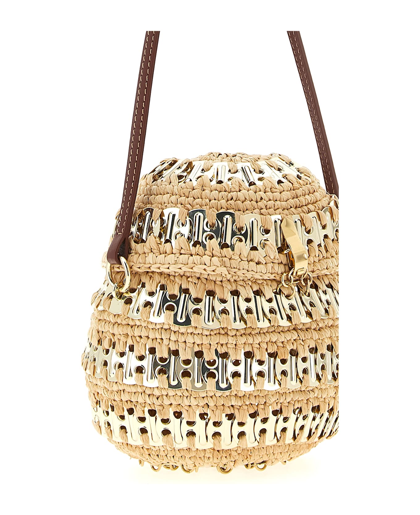 Paco Rabanne 
1969 Ball
 Handbag - Beige