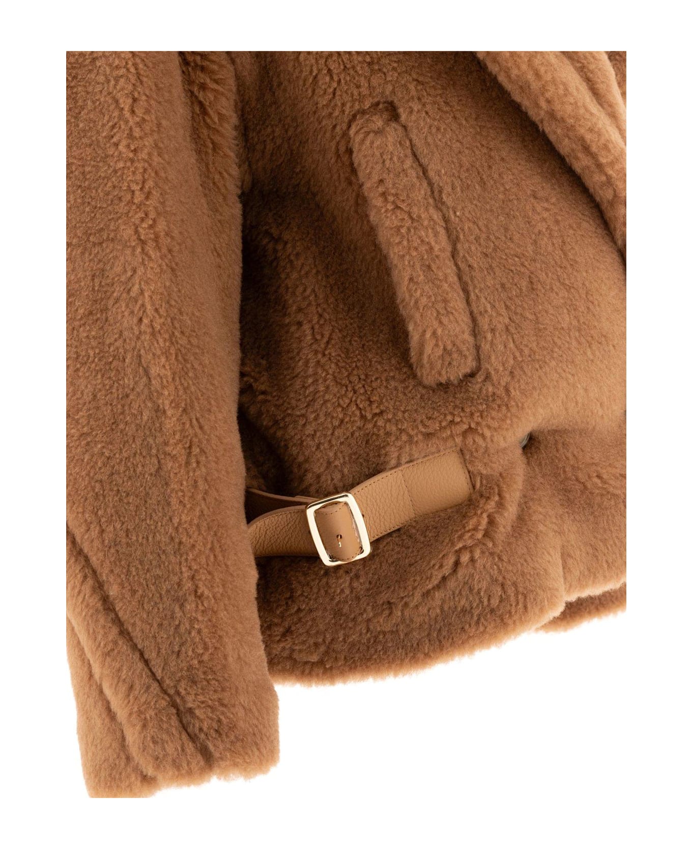 Max Mara Vanadio Teddy Short Coat - Brown