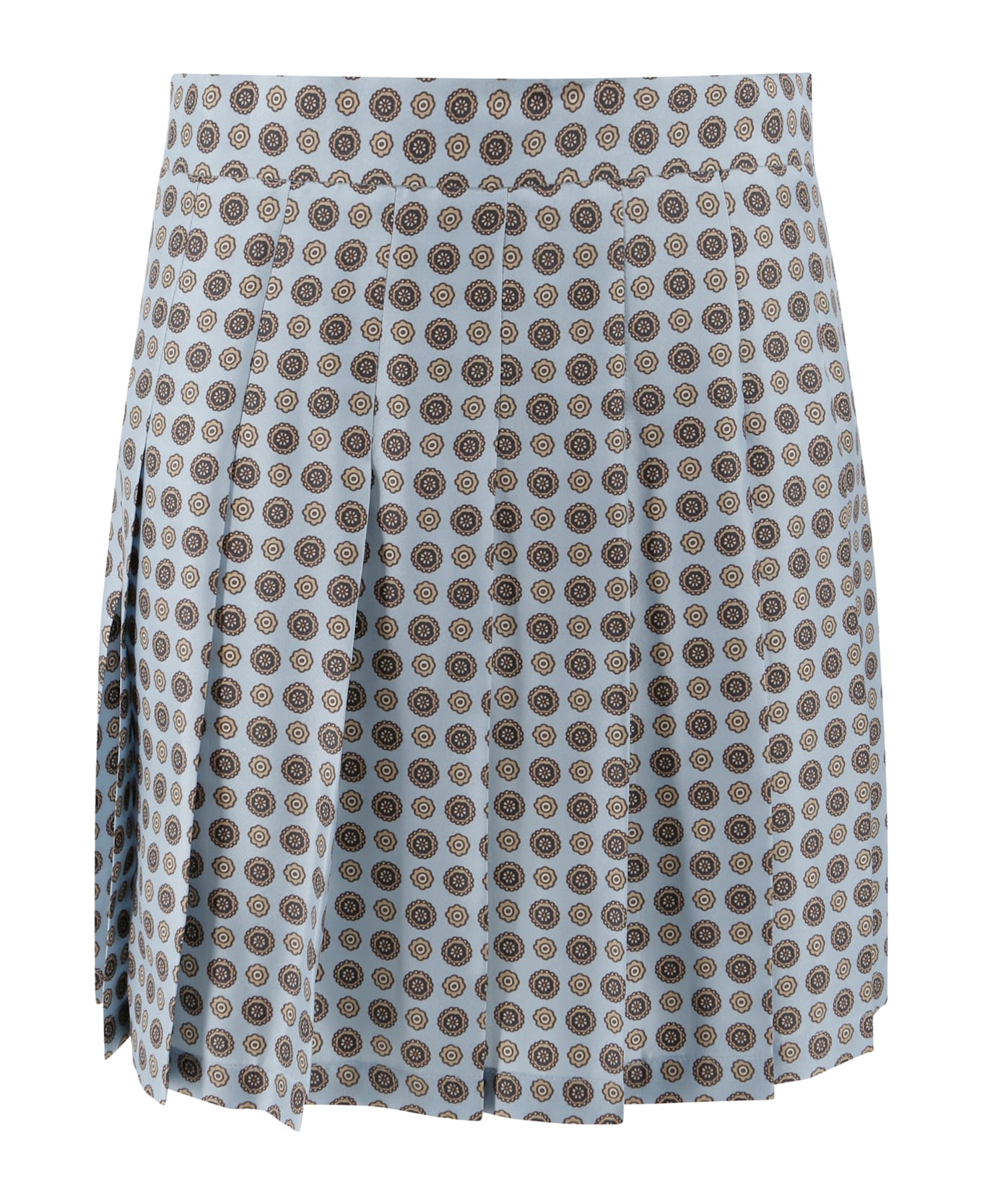 Max Mara Studio Pleated Skirt - Azzurra