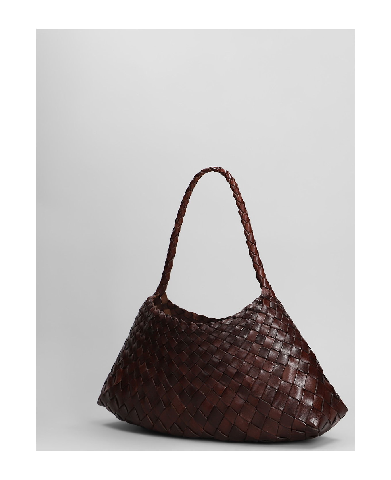 Dragon Diffusion Rosanna Mini Hand Bag In Brown Leather - brown