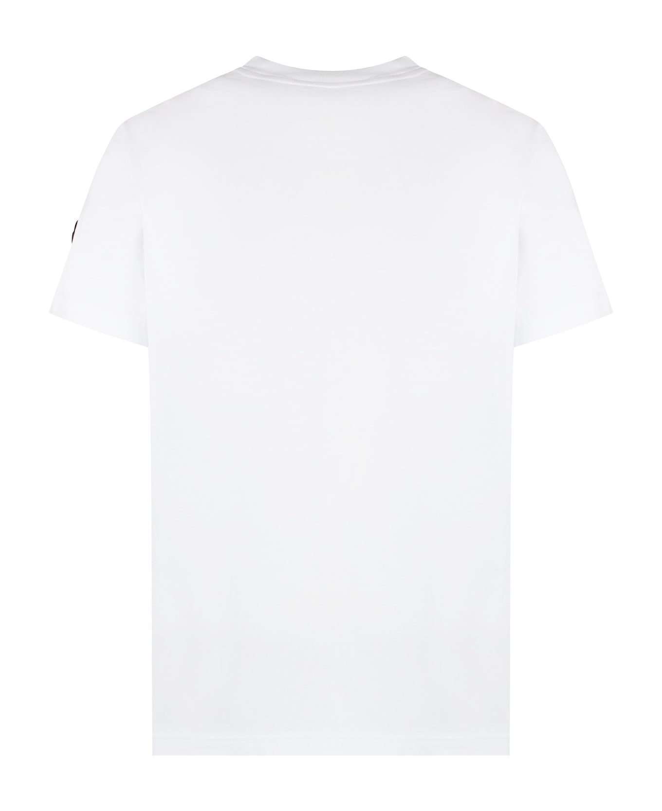 Moncler Cotton Crew-neck T-shirt - Nero シャツ