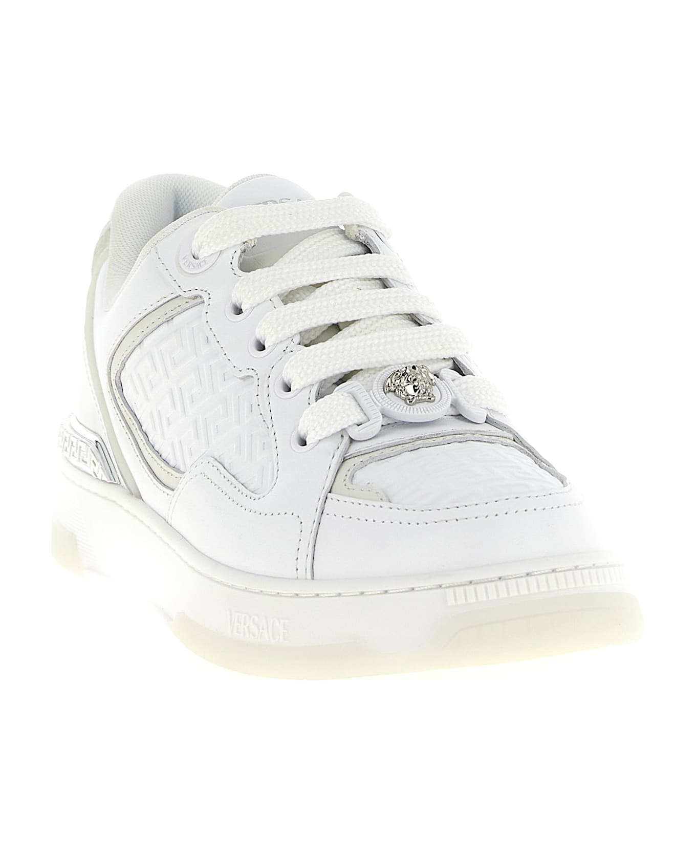 Versace 
biggie Basket
 Sneakers - White