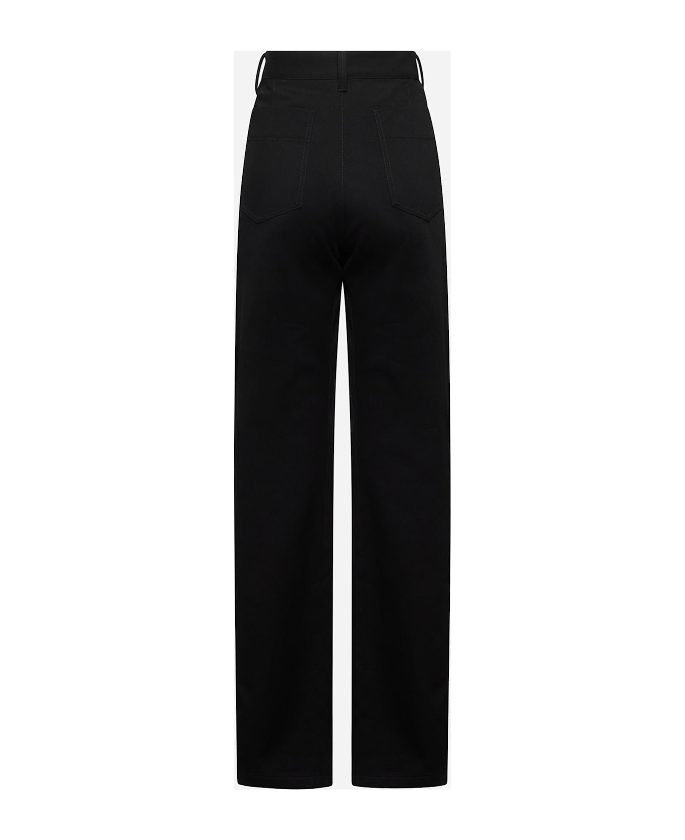 Lemaire Black Drill Twisted Jeans - Black