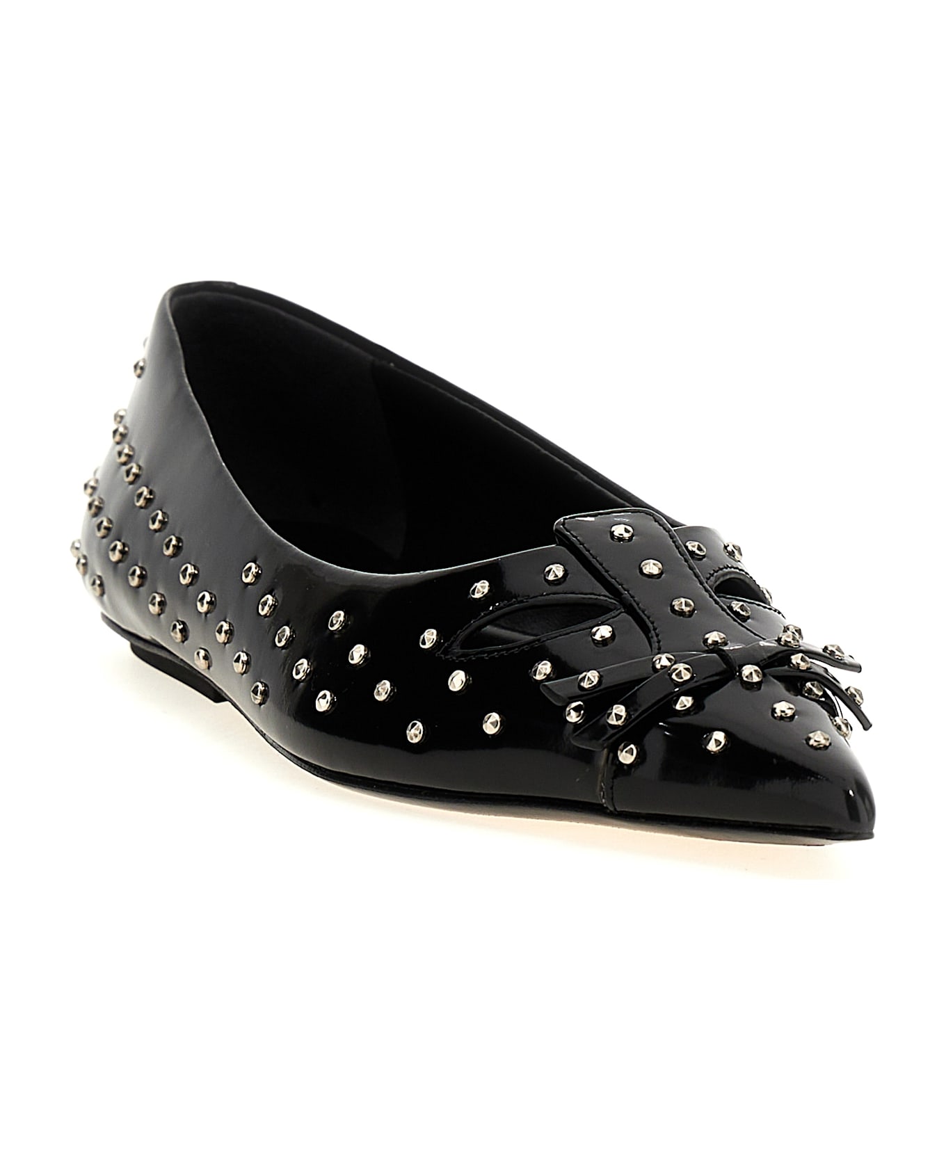 Marc Jacobs The Glam Studs Kat Ballet Flats - Black