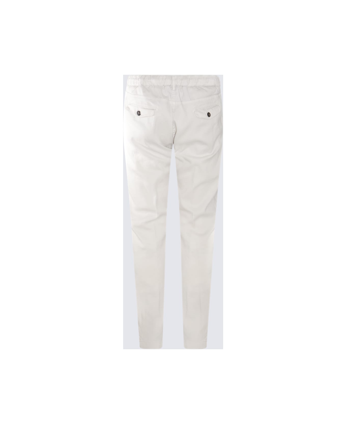 Eleventy White Cotton Pants