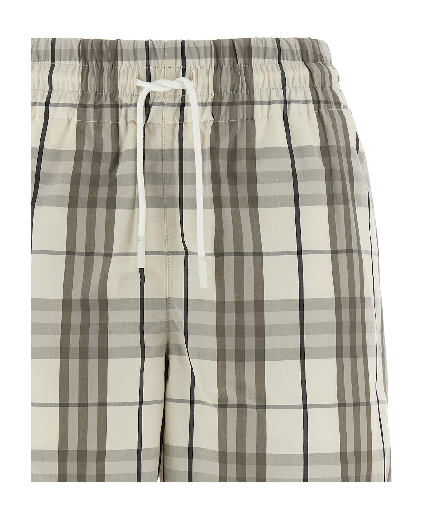Burberry Check Bermuda Shorts - Gray