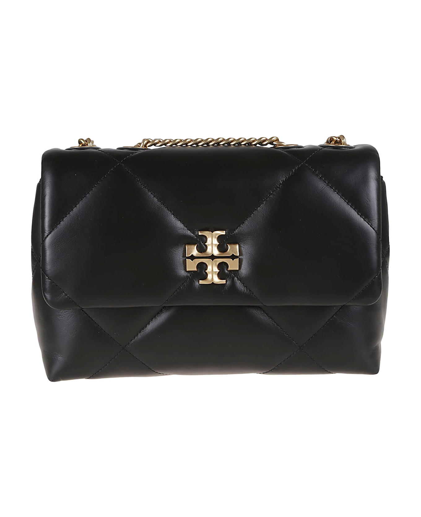 Tory Burch Kira Diamond Quilt Small Convertible Shoulder Bag - Black