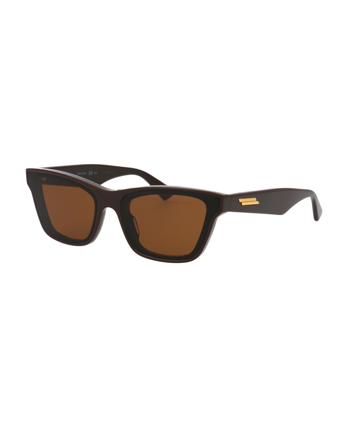 Bottega Veneta Eyewear Bv1119s Sunglasses - 004 BROWN BROWN BROWN
