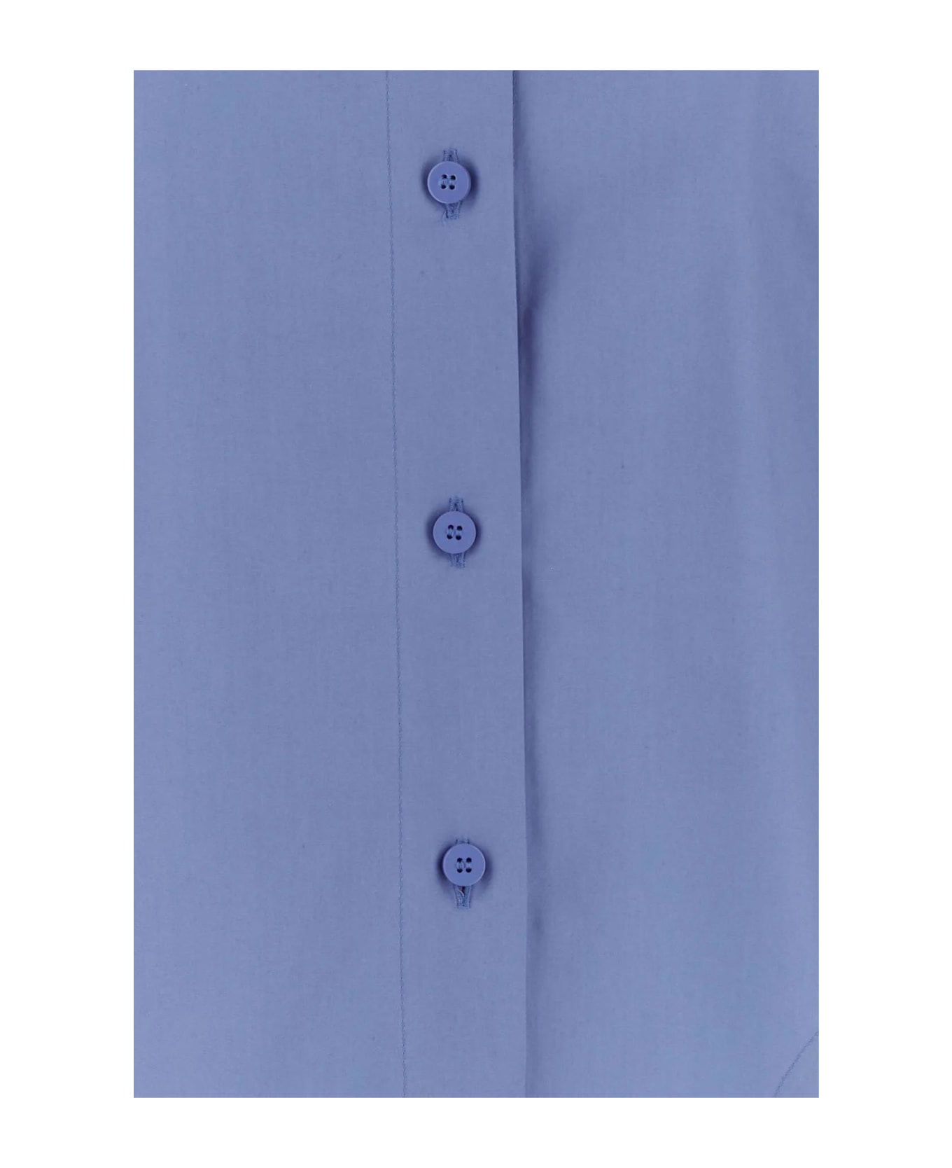 The Attico Cerulean Blue Poplin Eliza Shirt - 597