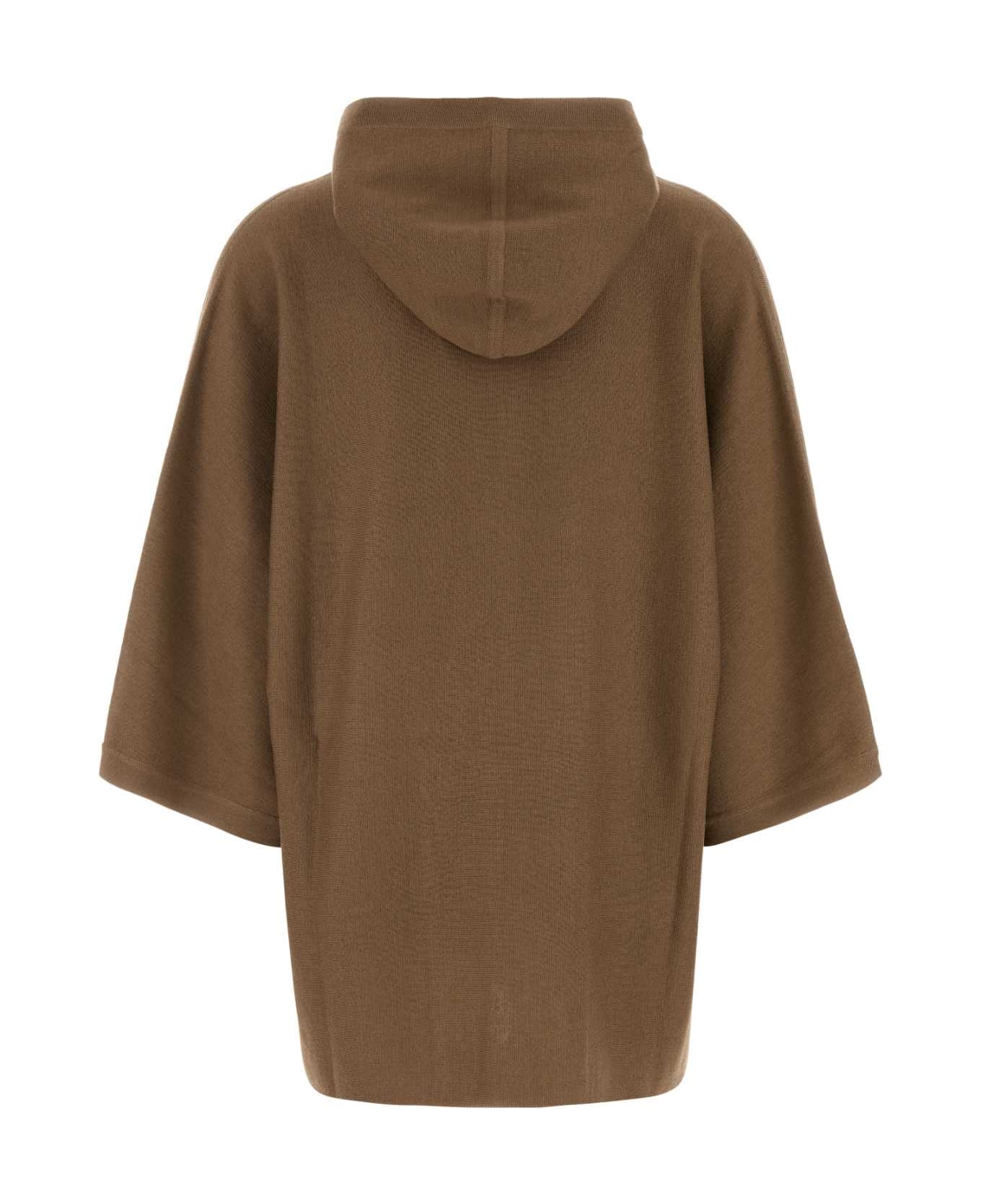 Max Mara Brown Wool Aster Cardigan - Brown