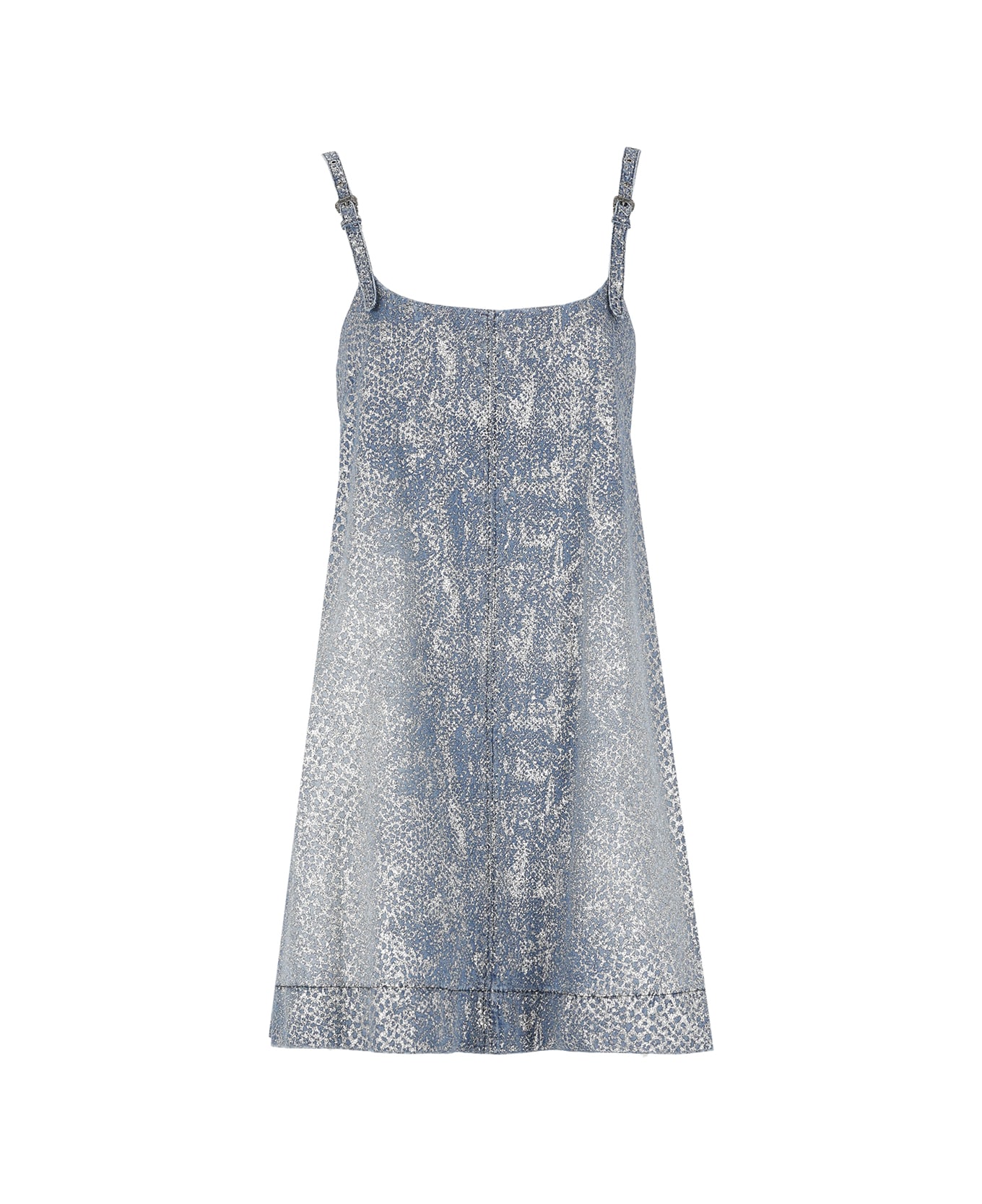 Versace Jeans Couture Denim Slip Dress - Blue